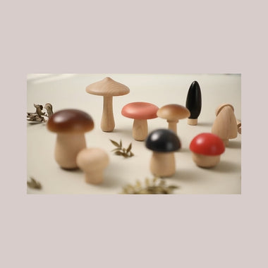 Puzzle Champignon en Bois